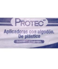 Aplicador Plástico con Algodón Protec c/3 c/100 Esteril