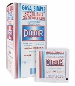 Gasa Estéril Dibar 10*10cm c/100
