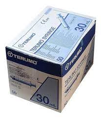 Jeringa Desechable Terumo 30ml c/50 pzs