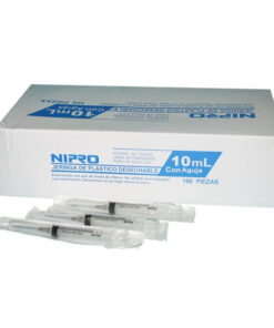 Jeringa Desechable Nipro 10ml c/100pz