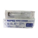 Jeringa Desechable Nipro 20ml c/50 pzs