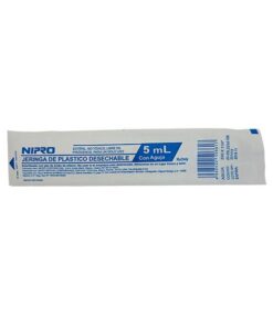 Jeringa Desechable Nipro 5ml  C/100pzs