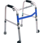 Andadera Infantile de Aluminio Plegable Azul