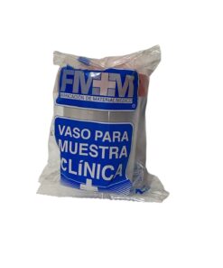 Vaso Recolector FMM Tapa Roja Esteril paquete c/100