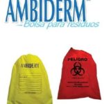 Bolsa para residuos peligrosos  Ambiderm paq. c/50